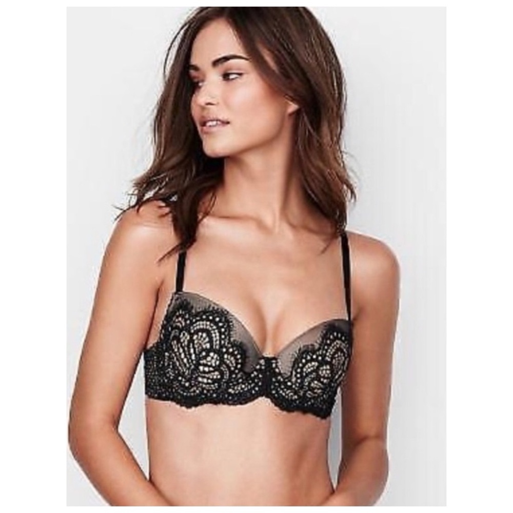 VS 32DD black Lace Bra